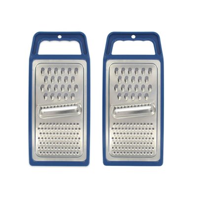 Set de 2 râpes à légumes en acier inoxydable ELEMENTAL FACKELMANN