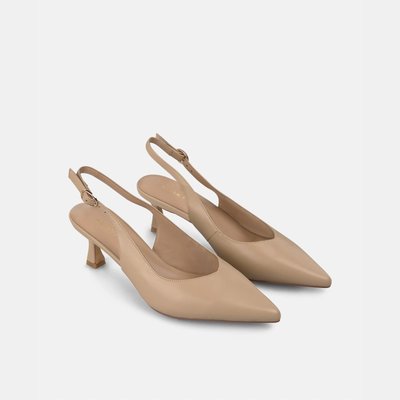 Chaussures à talons décolletées en cuir avec bout pointu ALMA EN PENA