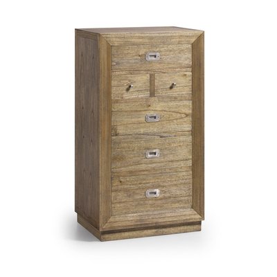 Chiffonnier 6 tiroirs bronze - KERLINE DECORATION D’AUTREFOIS