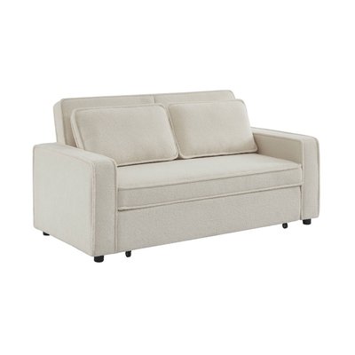 Canapé convertible 3 places bouclette CHILL SWEEEK