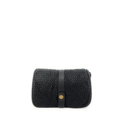 Mini sac à main en cuir italien tressé SHANNA OH MY BAG