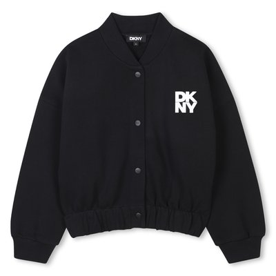 Cardigan en molleton de coton DKNY