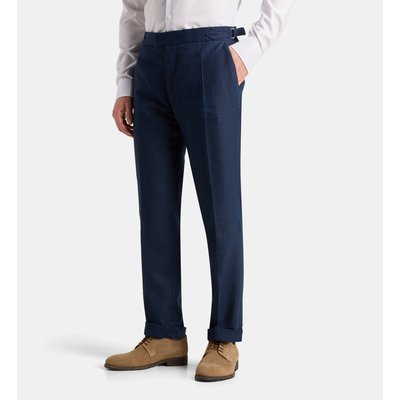 Pantalon De Costume Tropez À Revers En Lin COMPTOIR GL