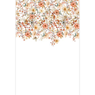 Papier peint panoramique fleurs automnales LOUISON LILIPINSO