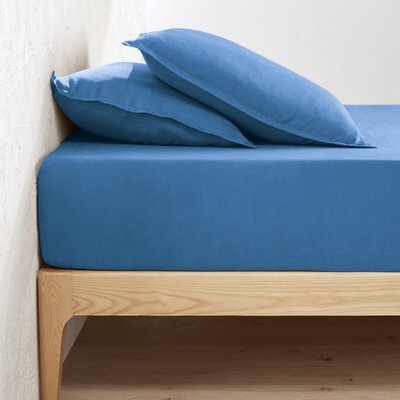 Fixleintuch Linot aus vorgewaschenem Leinen, Steg 30 cm LA REDOUTE INTERIEURS