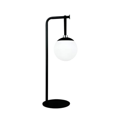 Lampe de table extérieure LED à intensité variable noire/blanche ODIN - Boule lumineuse rechargeable USB-C DYBERG LARSEN