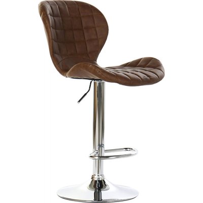 Chaise de bar ajustable en simili-cuir RECOLLECTION