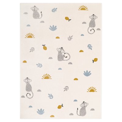Tapis enfant petits singes LITTLE WILD MONKEY NATTIOT