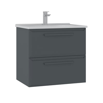 Meuble vasque 65 cm 2 tiroirs NEREE PIER IMPORT