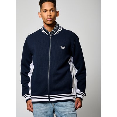 Sweat Zippé Bicolore  Polyester LINO KAPORAL
