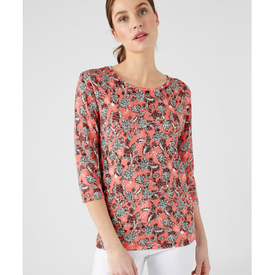 Pull maille fine manches 3/4 DAMART