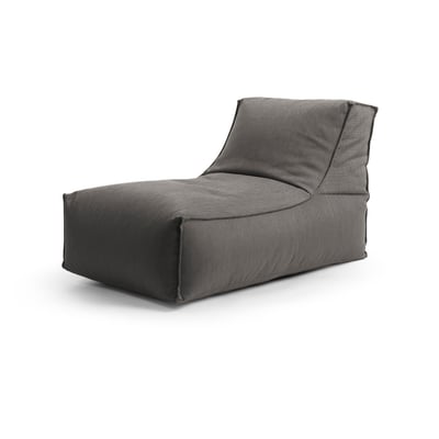 Pouf extérieur avec dossier déhoussable TALEA MAGMA HEIMTEX