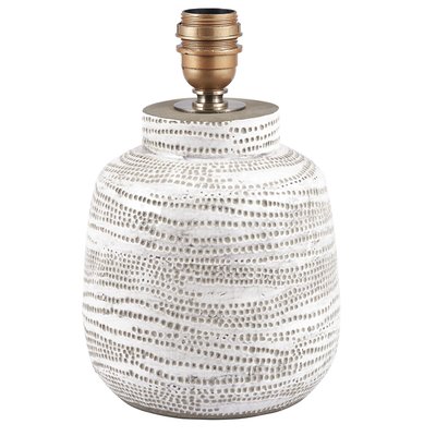 White Dot Design Small Stoneware Table Lamp Base SO'HOME