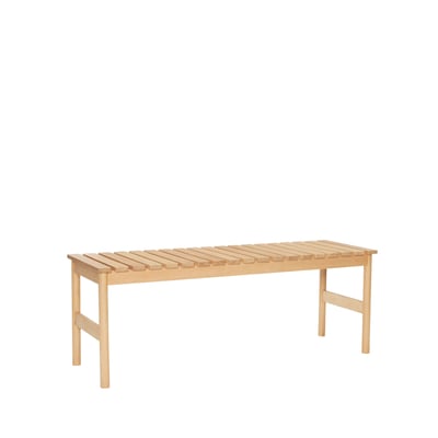 Banc en placage de chêne et bois de chêne ROW HUBSCH