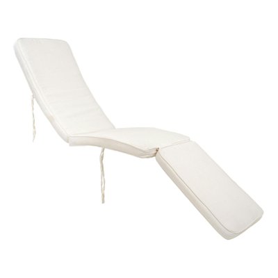 Coussin blanc en coton pour bain de soleil MENDOZA PIER IMPORT