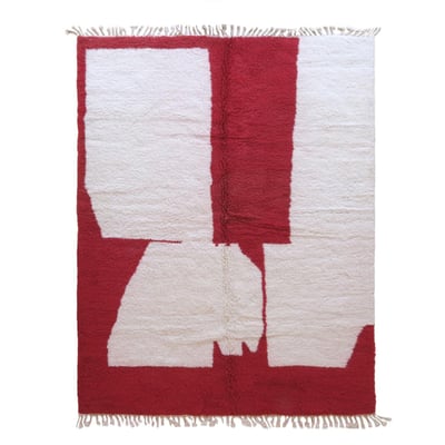 Tapis berbère contemporain au design unique en laine 246 x 346 cm AFK LIVING