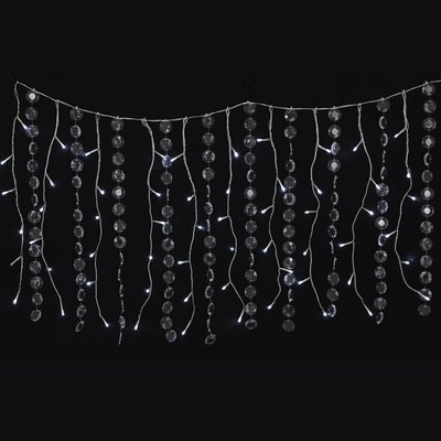 Guirlande rideau de diamant 60 Led DOUCEUR D'INTÉRIEUR