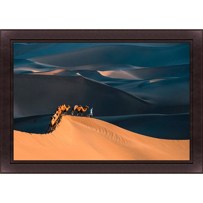 Tirage Encadré Sur Verre Synthétique Caravane TIRAGE D'ART CEANOTHE