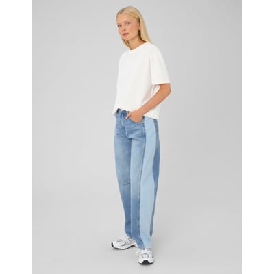 Jean balloon bicolore BZB