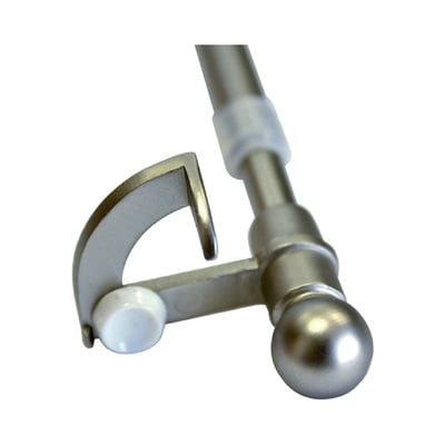 Tringle extensible autobloquante argent - 90-130 cm LHERAUD