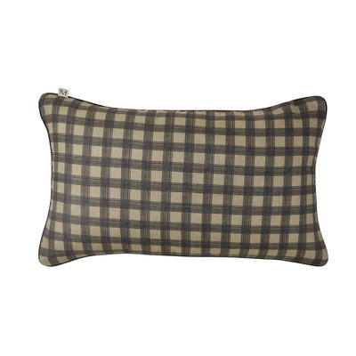 Housse de coussin en Voile de lin imprimé et finition passepoil  VICKY MADURA