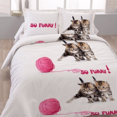 Housse de couette  So funny  coton 52 fils DECORATIE
