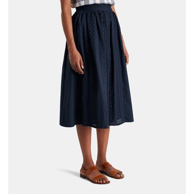Jupe Midi Ample Lhiva Broderies Coton Bio JODHPUR