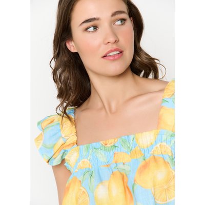 Blouse à volants imprimée LOLALIZA
