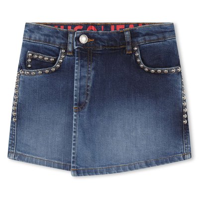 Jupe-short en jean HUGO KIDSWEAR