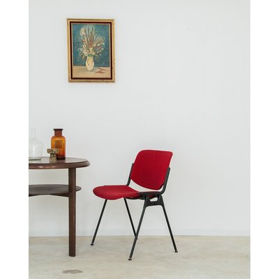 Paire de chaises en métal Diana N°332 - Bon état DEBONGOUT