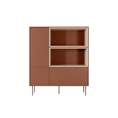 Buffet haut en panneaux de particules 2 portes 120 cm, ATLAS BOBOCHIC