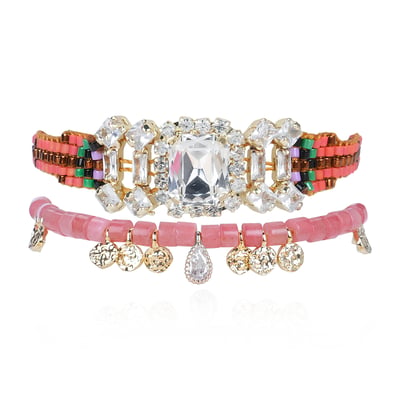 Bracelet double perles et pampilles DILI HIPANEMA