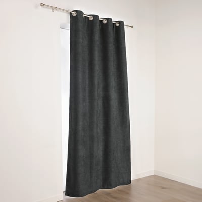 Rideau à Oeillets Isolant et Déperlant  - Effet Velours LINDER