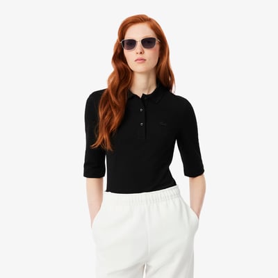 Polo L.12.D slim fit manches trois-quarts LACOSTE
