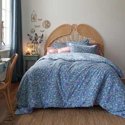 Betsy Floral 100% Washed Cotton Duvet Cover LA REDOUTE INTERIEURS