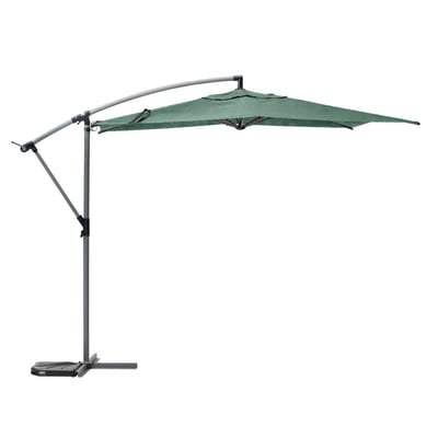 Parasol déporté rond 3m en aluminium rotation 360° MANOA HESPERIDE