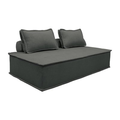 Chauffeuse pour canapé modulable 2 places tissu capitonné DAO SWEEEK