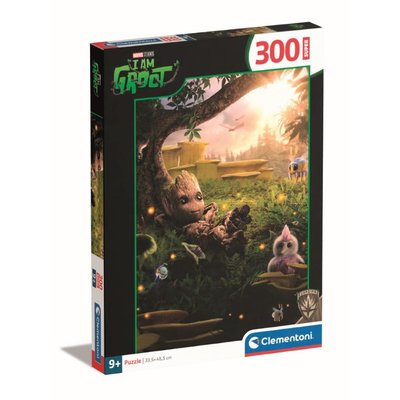 300 pièces super - marvel, groot CLEMENTONI