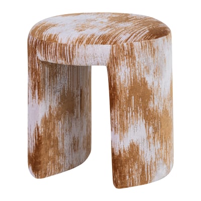 Tabouret en tissu tissé CHARLIE WOOOD