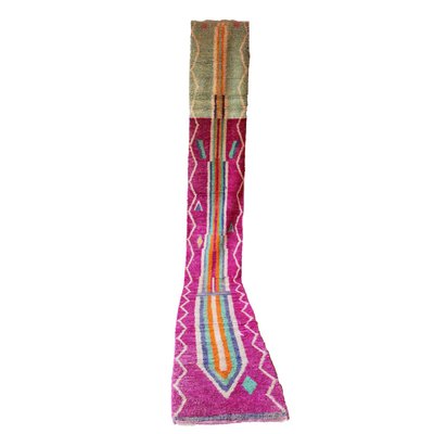 Tapis de couloir Berbere marocain pure laine 77 x 603 cm AFK LIVING