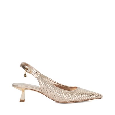 Chaussures à bout pointu et talon bobine - CLINKING DUNE LONDON
