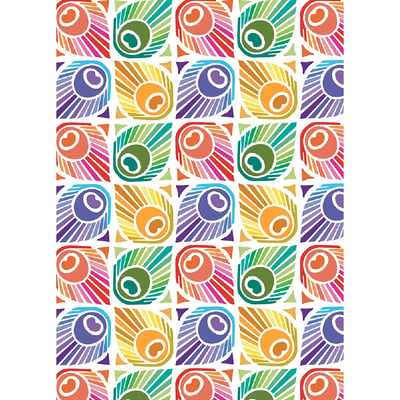 Torchon pur coton MILLE PEACOCK GARNIER THIEBAUT