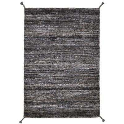 Tapis noué à la main en PET recyclé adapté à l'extérieur - Eco Shaggy THEKO