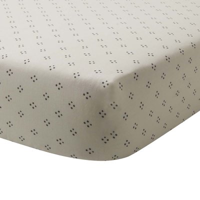 Drap housse imprimé en bambou, EMIKO ORIGIN