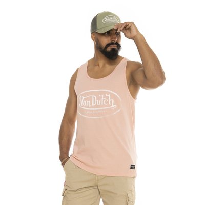 Débardeur homme en coton Base avec logo VON DUTCH