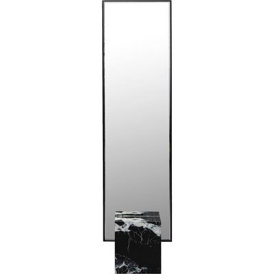Miroir sur pied en marbre et acier, HULDA KARE DESIGN