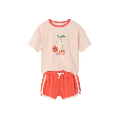 Ensemble T-shirt et short en éponge VERTBAUDET