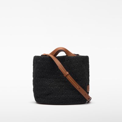 Sac moyen à texture raphia ADOLFO DOMINGUEZ