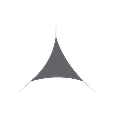 Voile d'ombrage triangle 5x5x5m JARDINDECO