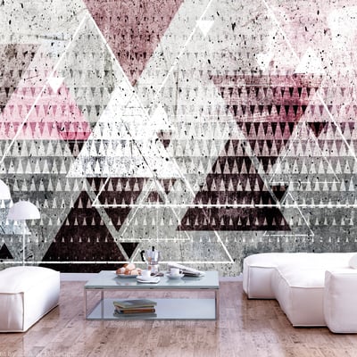 Papier peint intissé panoramique Triangles EDEN